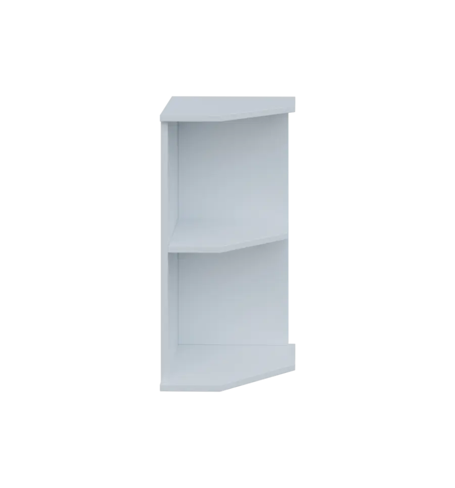 TZ 2 - 3 kancelářská skříň rohová, pravá, 750x360x400, bílá